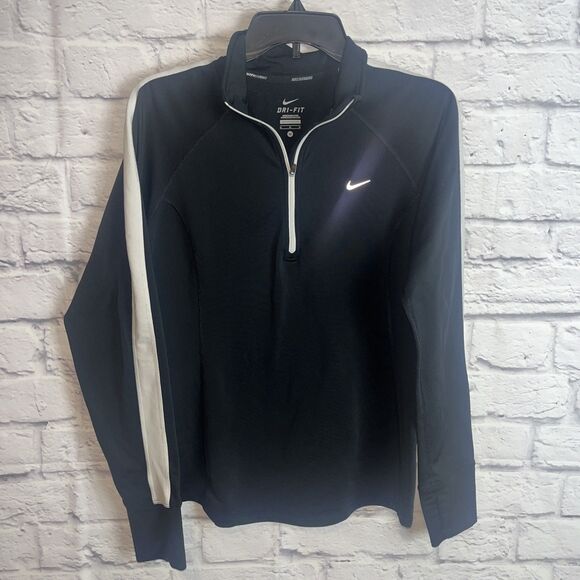 Nike Women’s Dry-fit Running Athleisure Long sleeve 1/4 Zip PulloverSize Medium - Picture 1 of 6